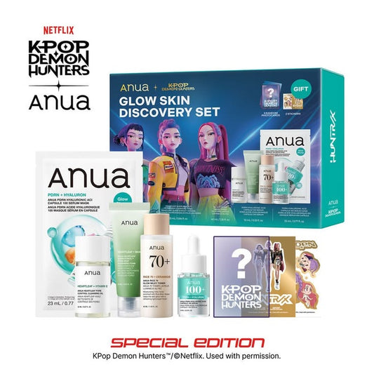 Anua × K-Pop Demon Hunters: Glow Skin Discovery Set (Special Edition)