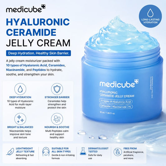 Medicube – Hyaluronic Ceramide Jelly Cream