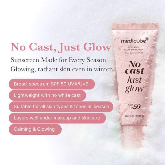Medicube No Cast Just Glow Collagen Sunscreen SPF 50