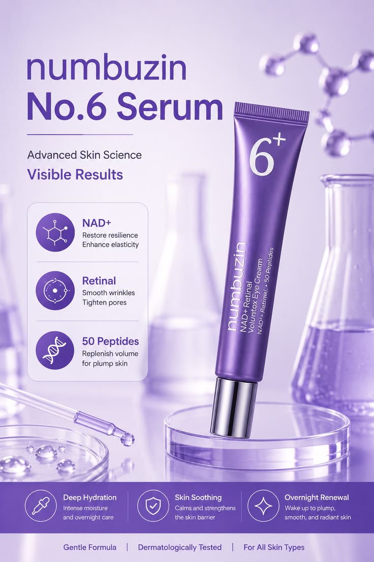 numbuzin No.9 NAD+ Retinal Volumetox Eye Cream 20ml