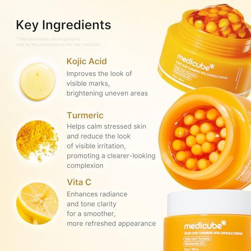 Medicube – Kojic Acid Turmeric Vita Capsule Cream