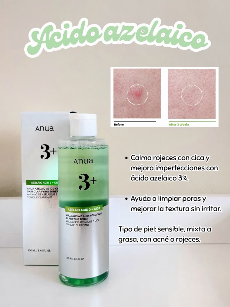 Anua – Azelaic Acid 3 + Cica Skin Clarifying Toner