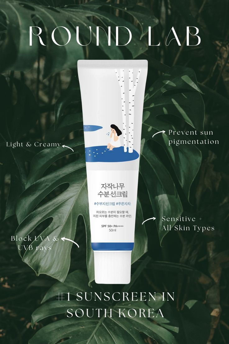 Round Lab – Birch Juice Moisturizing Sunscreen SPF50+ PA++++