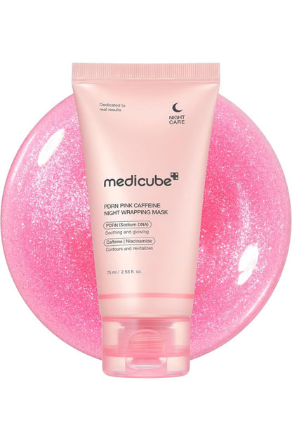 Medicube – PDRN Pink Caffeine Night Wrapping Mask