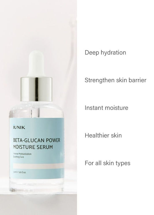 iUNIK Beta-Glucan Power Moisture Serum – 50ml