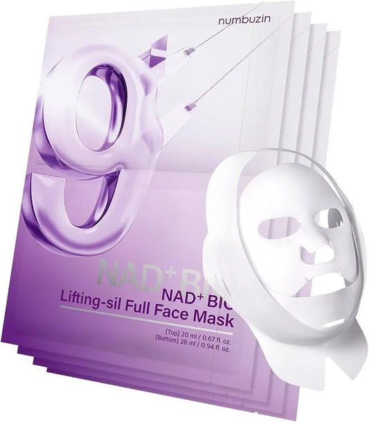 Numbuzin – No.9 NAD+ Bio Lifting-sil Full Face Mask