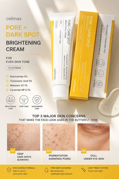 Celimax – Pore + Dark Spot Brightening Cream