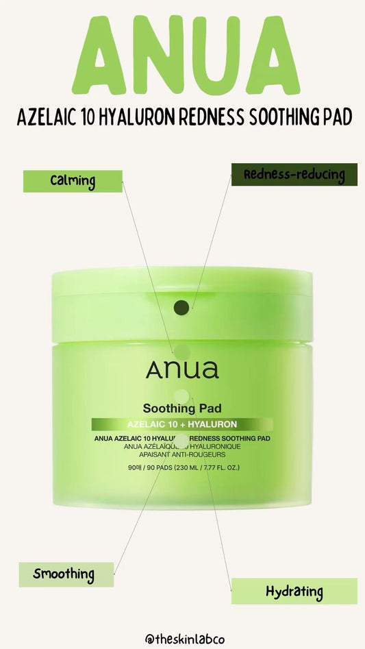 Anua - Azelaic 10 Hyaluron Redness Soothing Pad