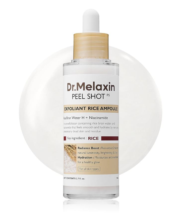 Dr. Melaxin – Peel Shot PS Exfoliant Rice Ampoule