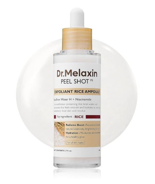 Dr. Melaxin – Peel Shot PS Exfoliant Rice Ampoule