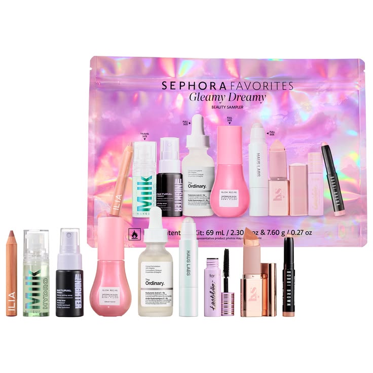 Sephora Favorites Gleamy Dreamy Makeup and Skincare Set