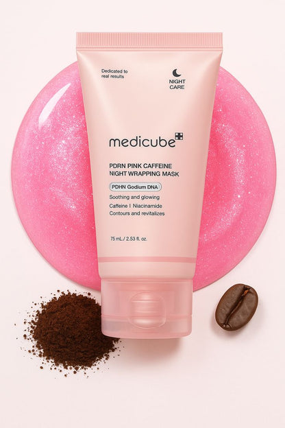 Medicube – PDRN Pink Caffeine Night Wrapping Mask