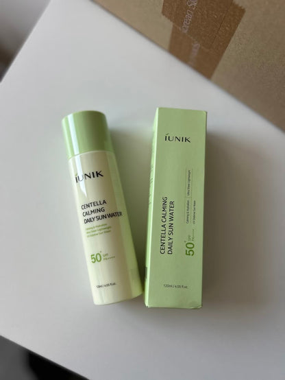 ✨ IUNIK Centella Calming Daily Sun Water SPF50+ PA++++ ✨