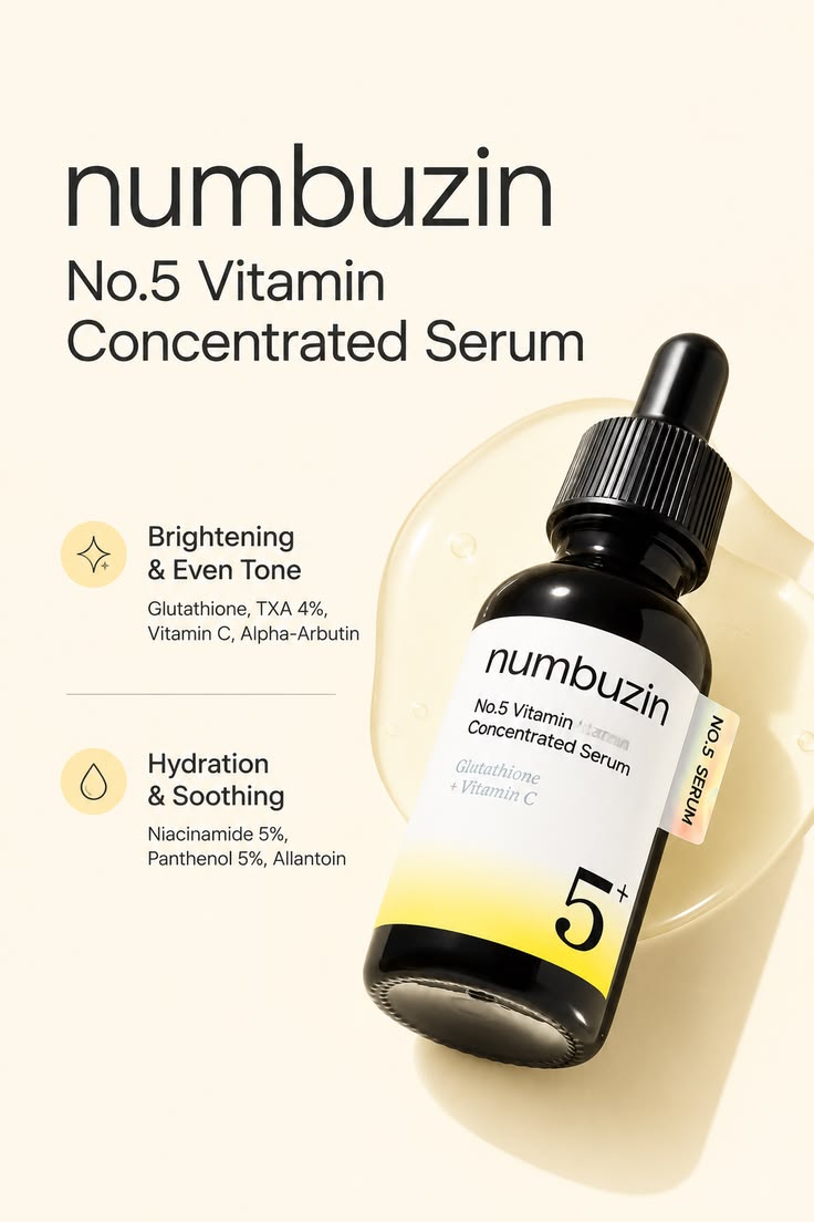 numbuzin – No.5+ Vitamin Concentrated Serum