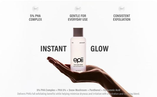 Epii – New Sain. Toner (Snow Wash Foam & HHA)