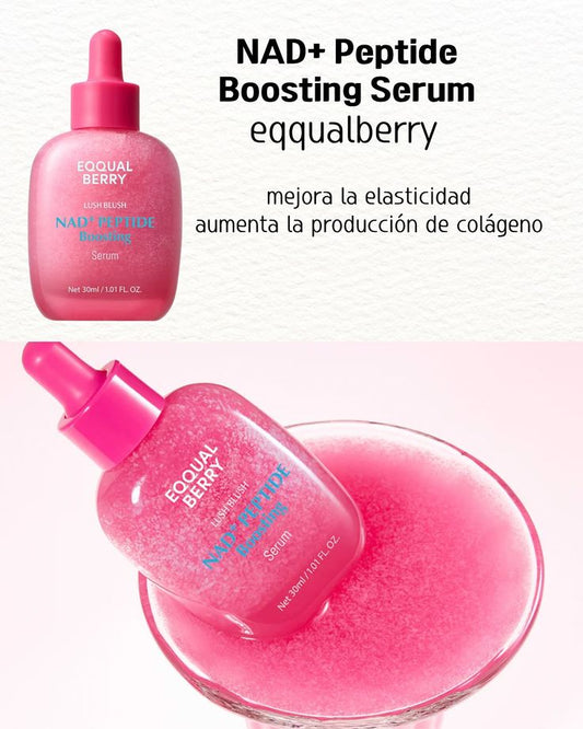 EQQUALBERRY – Lush Blush NAD+ Peptide Boosting Serum