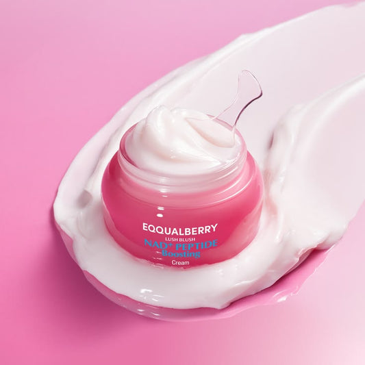 EQQUALBERRY – Lush Blush NAD+ Peptide Boosting Cream