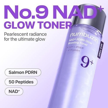 numbuzin – No.9 Secret NMN PDRN Glow Boosting Toner