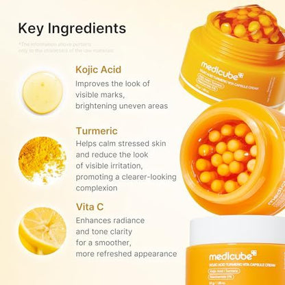 Medicube – Kojic Acid Turmeric Vita Capsule Cream