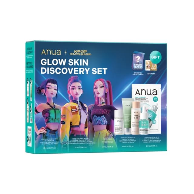 Anua × K-Pop Demon Hunters: Glow Skin Discovery Set (Special Edition)
