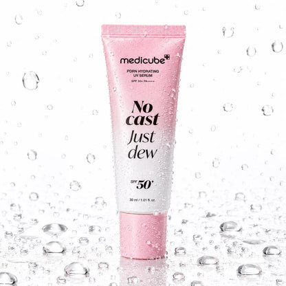 Medicube PDRN Hydrating UV Serum – No Cast Just Dew SPF 50+ PA++++.