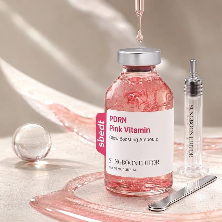 Sungboon Editor – PDRN Pink Vitamin Glow Boosting Ampoule