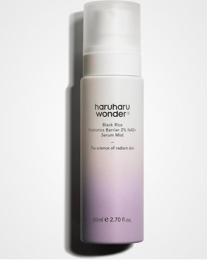 Haruharu Wonder – Black Rice Probiotics Barrier 2% NAD+ Serum Mist