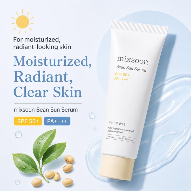mixsoon – Bean Sun Serum SPF50+ PA++++