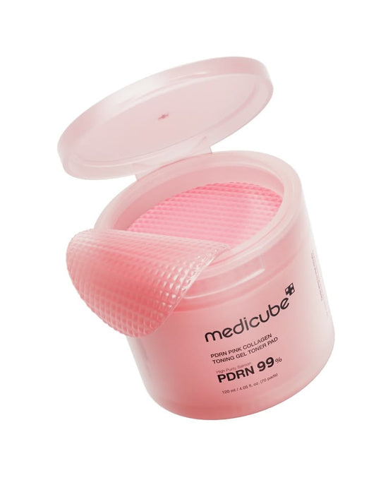 Medicube – PDRN Pink Collagen Toning Gel Toner Pad