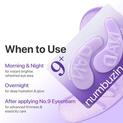 numbuzin – No.9 NAD+ Bio Lifting-sil Full Face Mask - (5 Sheets – 10 Eye Patches)