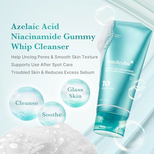 Medicube – Azelaic Acid Niacinamide Deep Clean Foam Cleansing