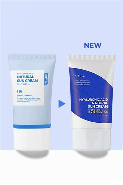 Isntree Hyaluronic Acid Natural Sun Cream SPF50+ PA++++