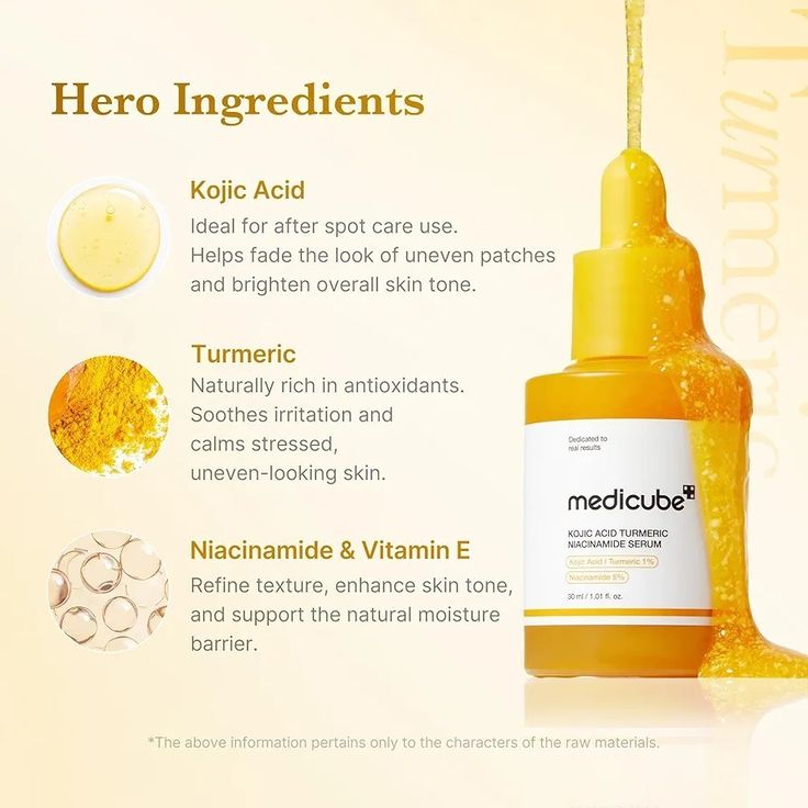 Medicube – Kojic Acid Turmeric Niacinamide Serum