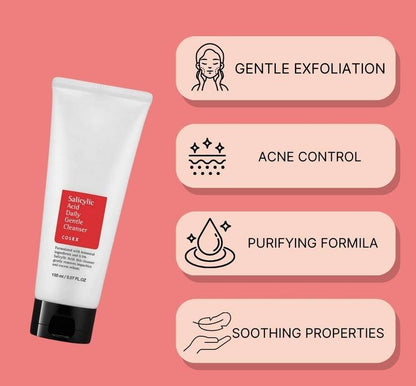 COSRX – Salicylic Acid Daily Gentle Cleanser